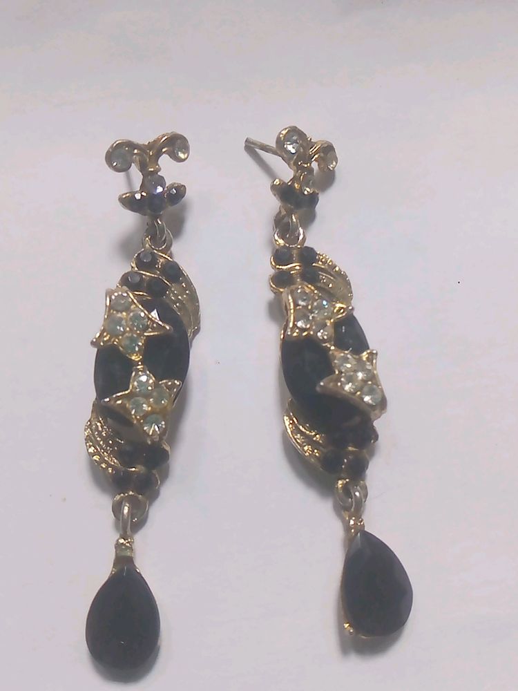 Black Fancy Earrings