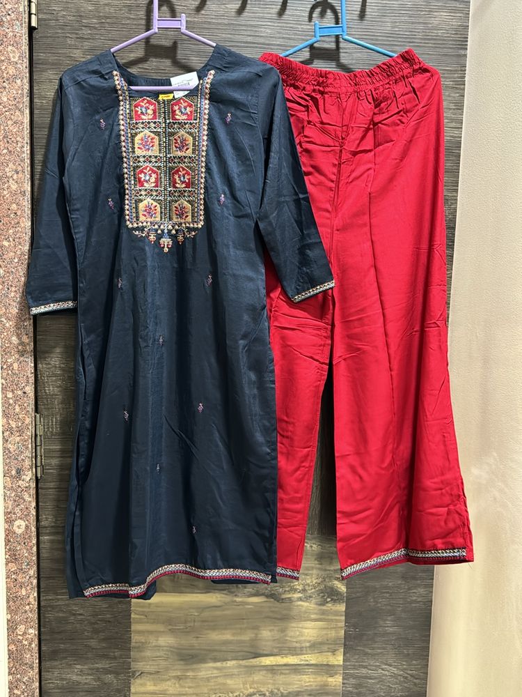 Brand New Kurti Set W Loose Pants