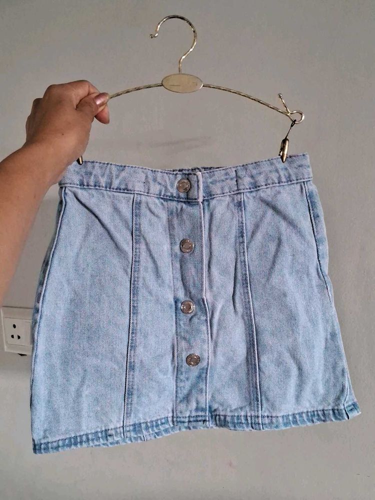 Zara Denim Skirt Girls