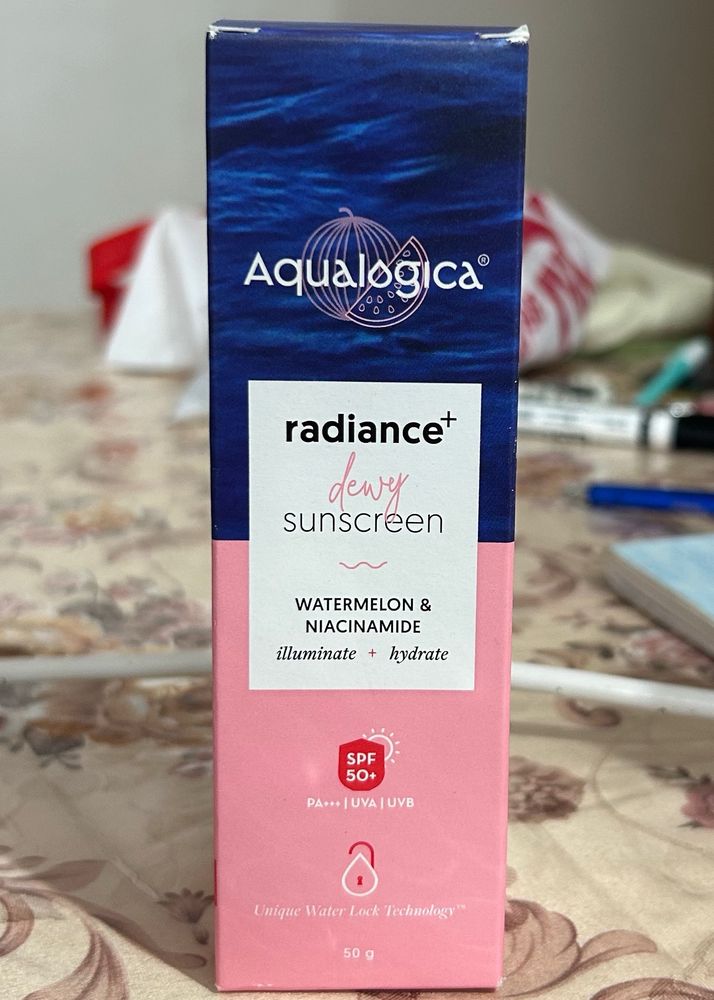 Aqualogica Radiance+ Dewy Sunscreen- 50g