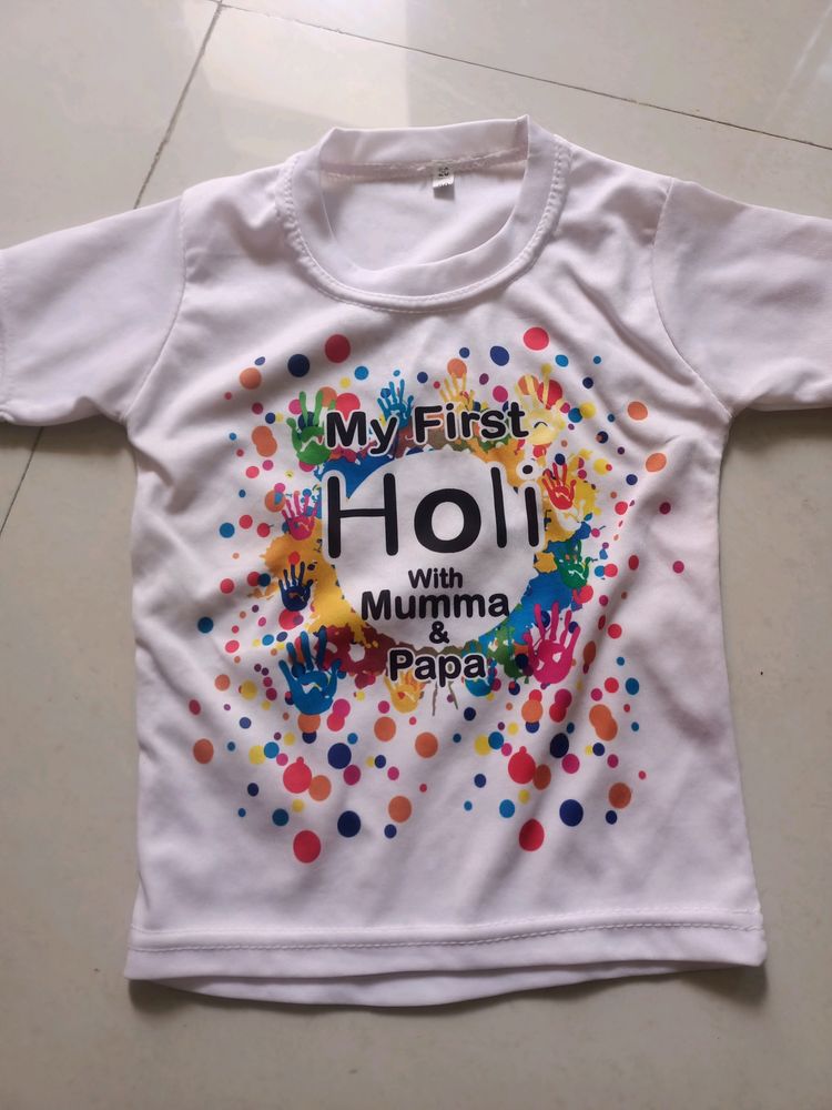 New Holi T Shirt For Photo Shoot