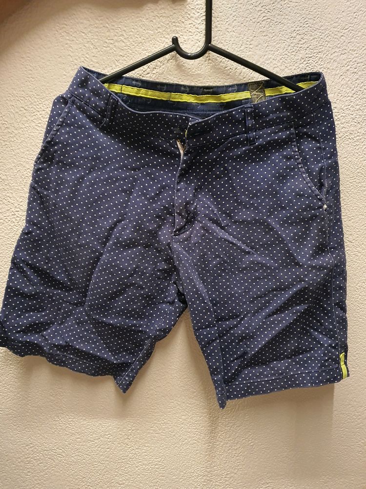 Navy Blue White Dot Shorts (Men's)