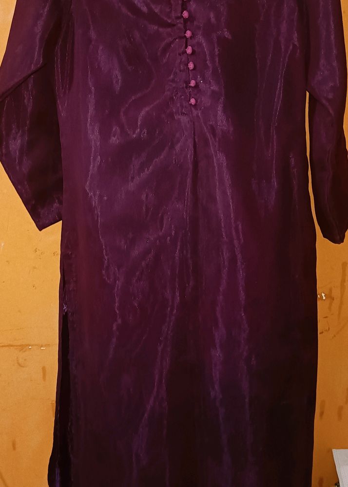 Wine Colour Kurti