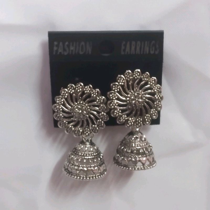 Silver Earings (Combo Of 2)