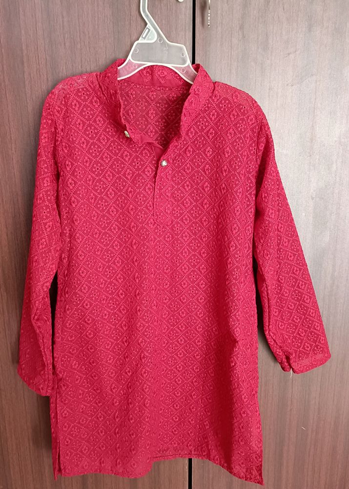 Chikan Kurta For Kids❗Kidswear❗Chikankari