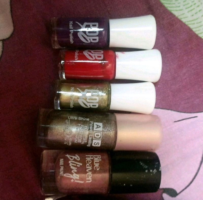 5 Nail Polishes Or 💅 Paints