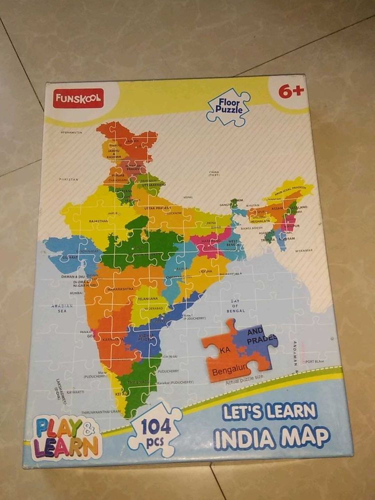 Let's Learn Indian Map Puzzle