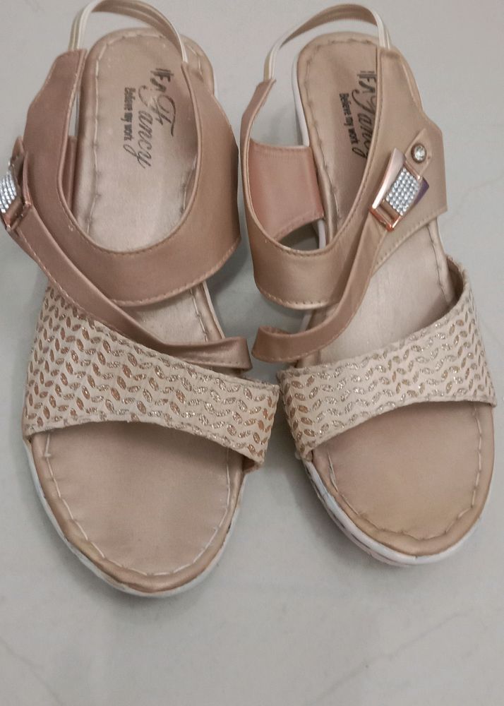 Golden Heel Sandals