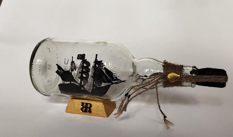 Ship In Bottle Black Pearl