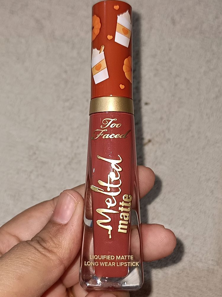 Too Faced Pumpkin Spice Latte Lipstick