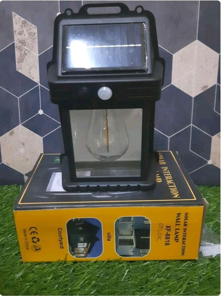 💥solar Interaction Wall Lamp Brand New Full Work