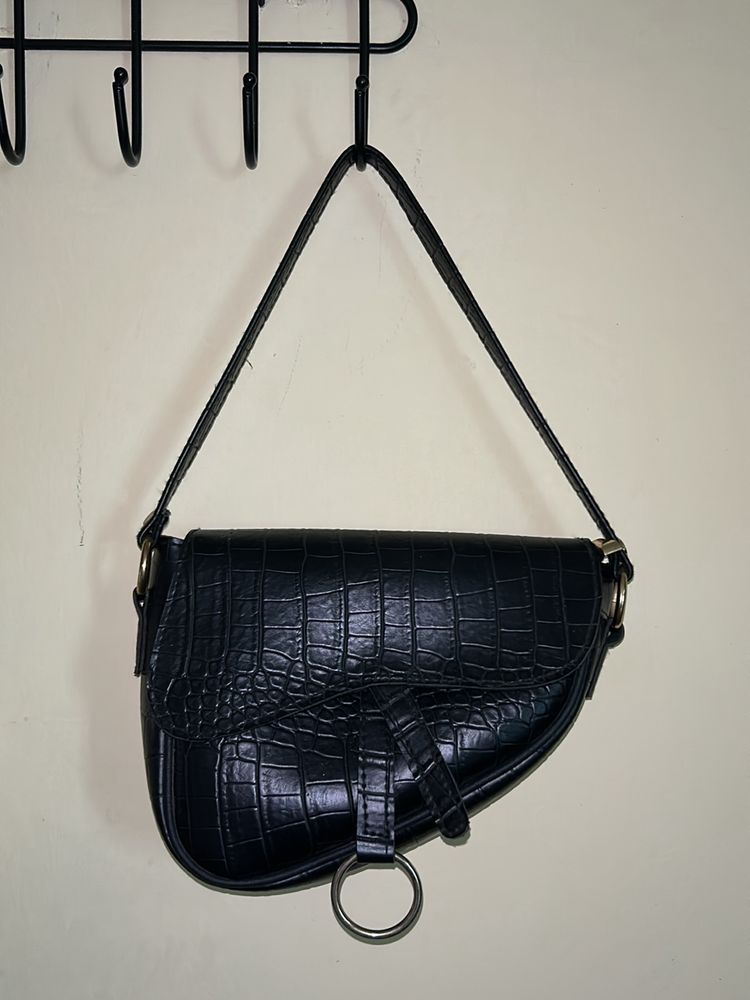 Black Satchel Bag