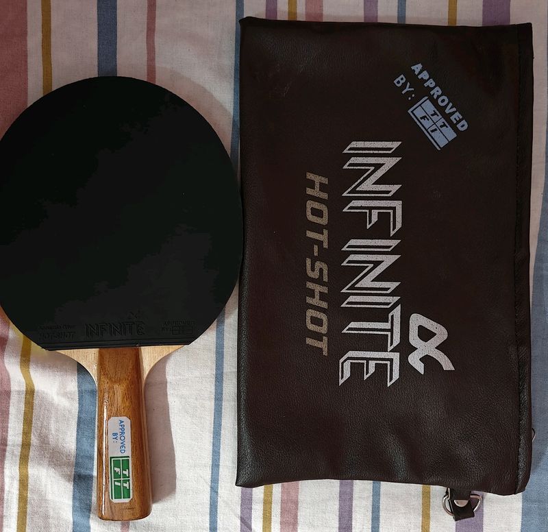 INFINITE Rubber Hot-Shot Table Tennis Racket