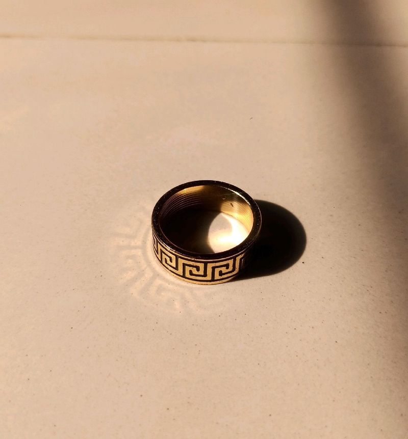 Gold Colored Ring - Unisex