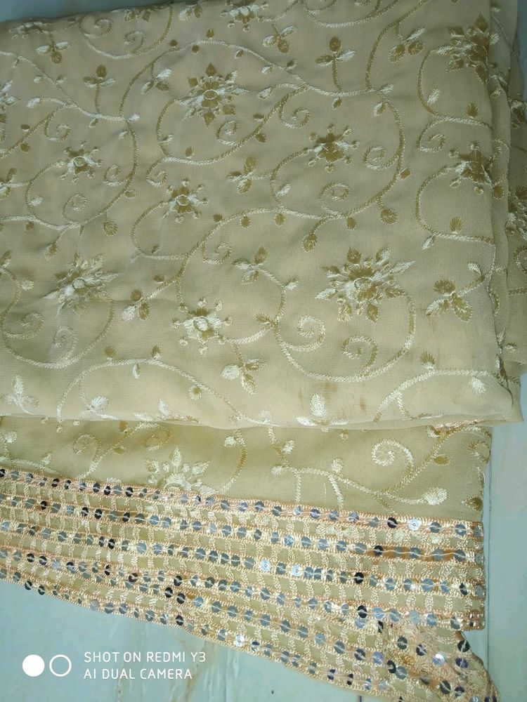 Full Embroidery Saree