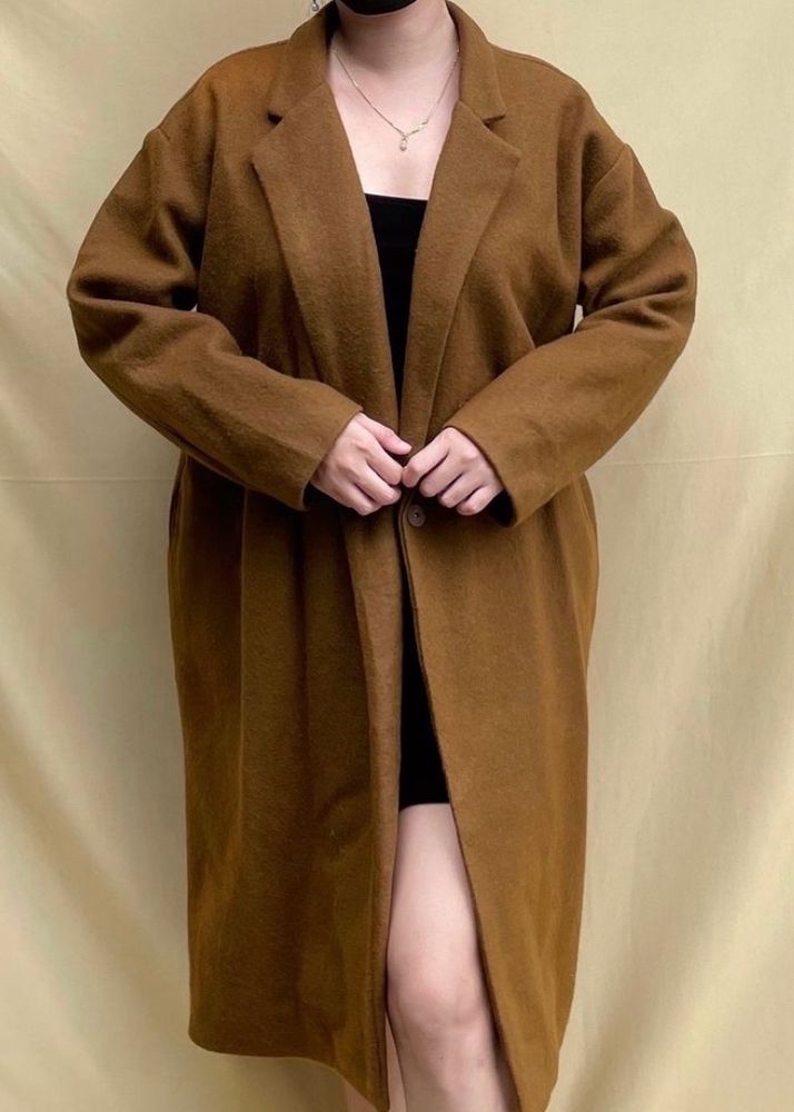 Korean Brown  Overcoat