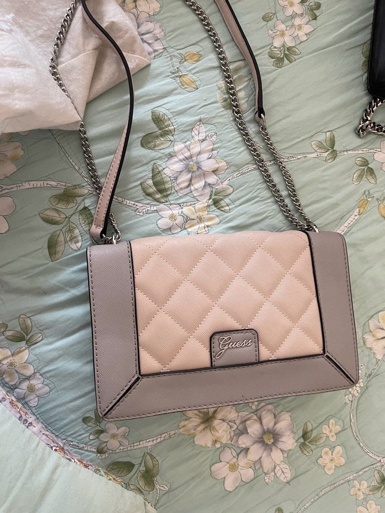 Guess Clutch And Sling Bag