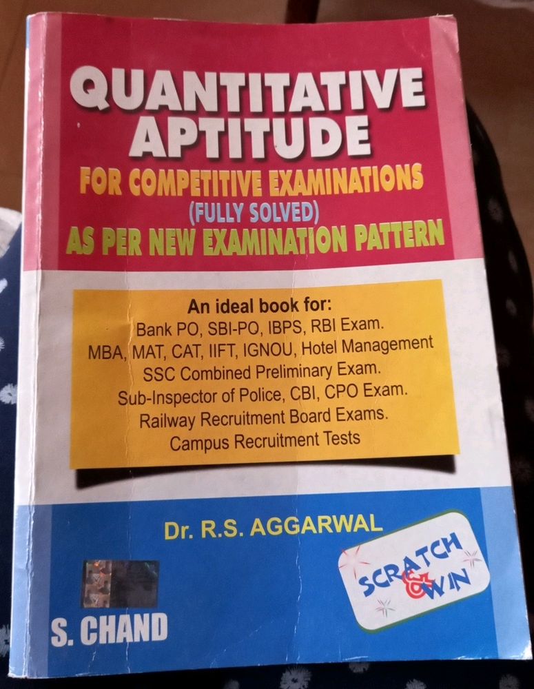 Quantitative Aptitude By Dr. R.S. Aggarwal