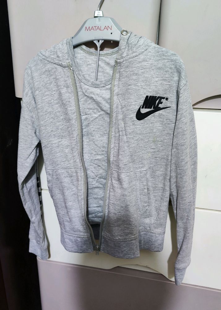 3-4 Years 3Pc Nike Cotton Hoodie Set Trackpants