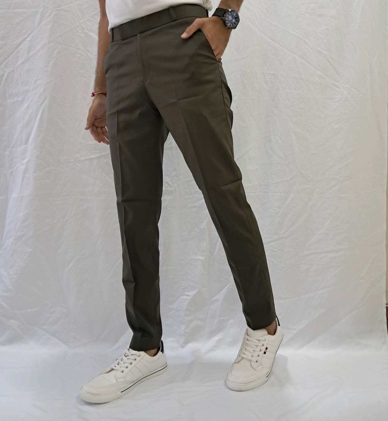 Kaulin 1059 Men's Brownish Grey Formal Trouser