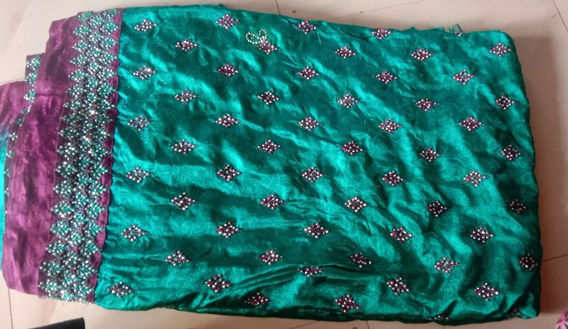 A Double Colour Saree