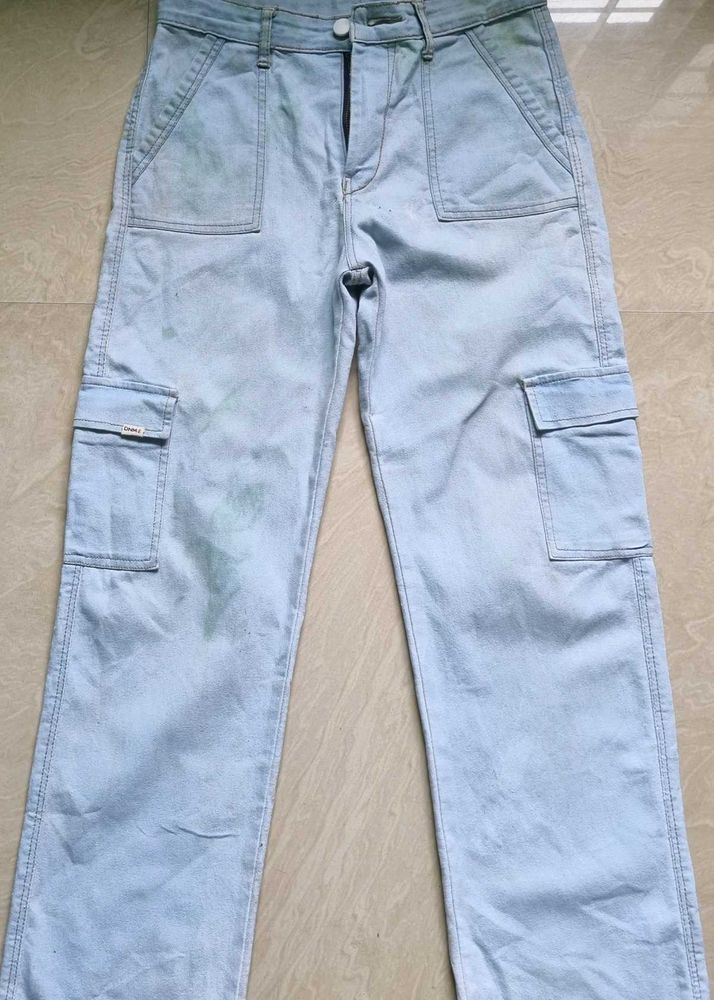 Blue Denim Jeans Waist - 30