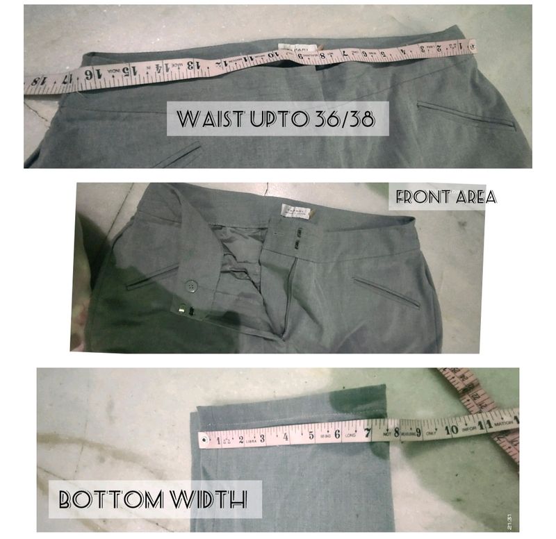 For Sale: Gray Straight Trouser