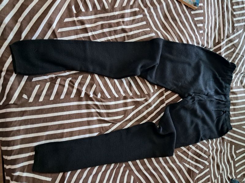 Black Warm Legging For Ladies