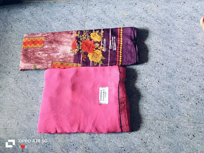 Pinki Daily Use Sarees Both 400/-