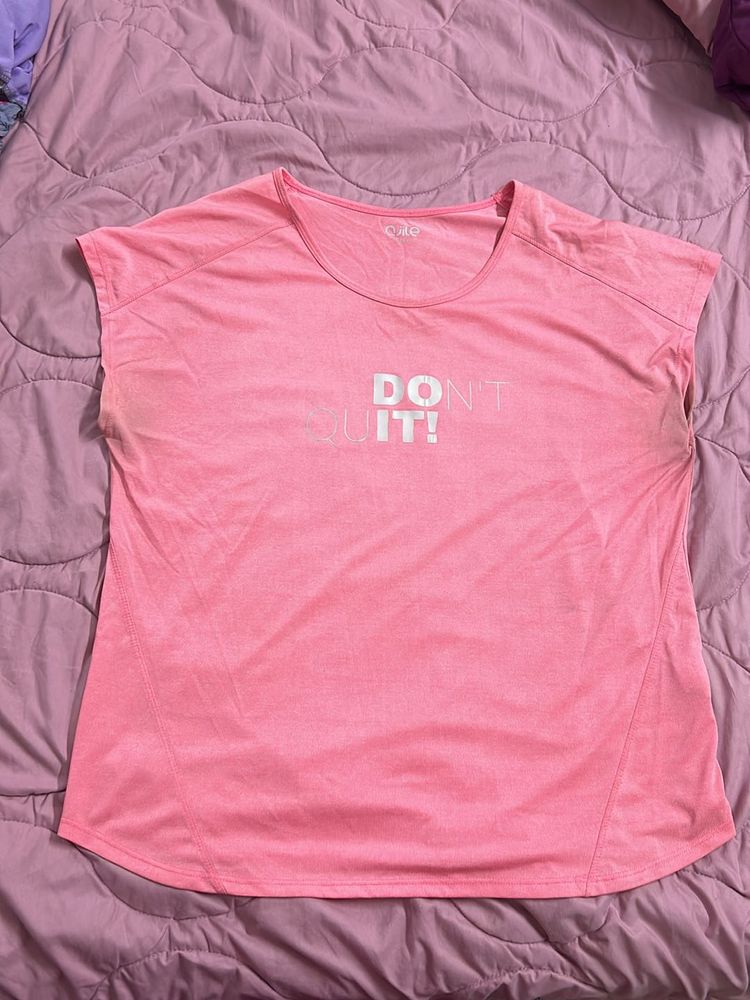 Regular Fit Pink T-shirt (active)