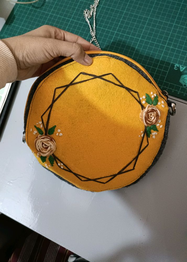 Round Shape Handmade Sling Bag