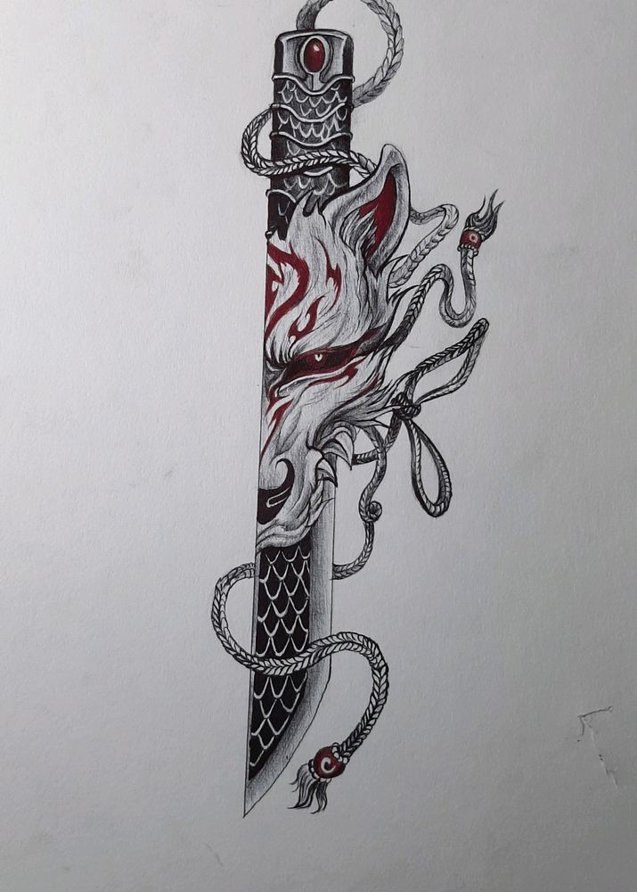 Knife Design Handmade PenArt