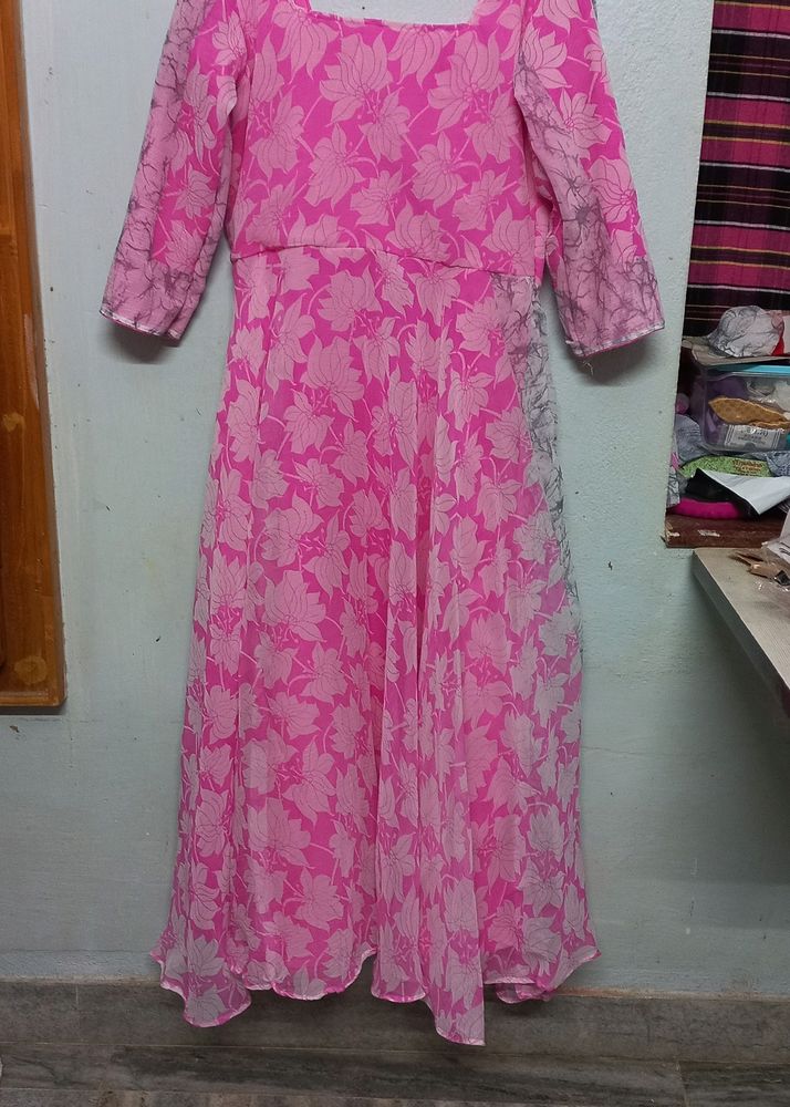 umbrella pink kurti