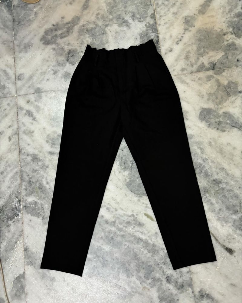 Black formal pants