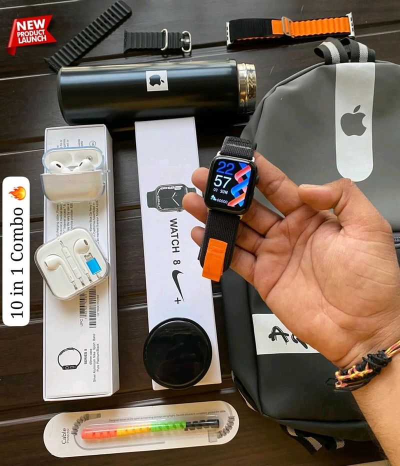 Apple Watch 8 Series 10in1 Combo Big Discount