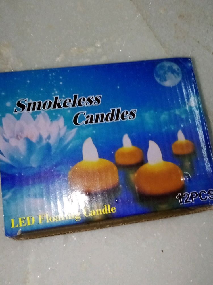 Water Floating Candles- Excellent Box Of Ten