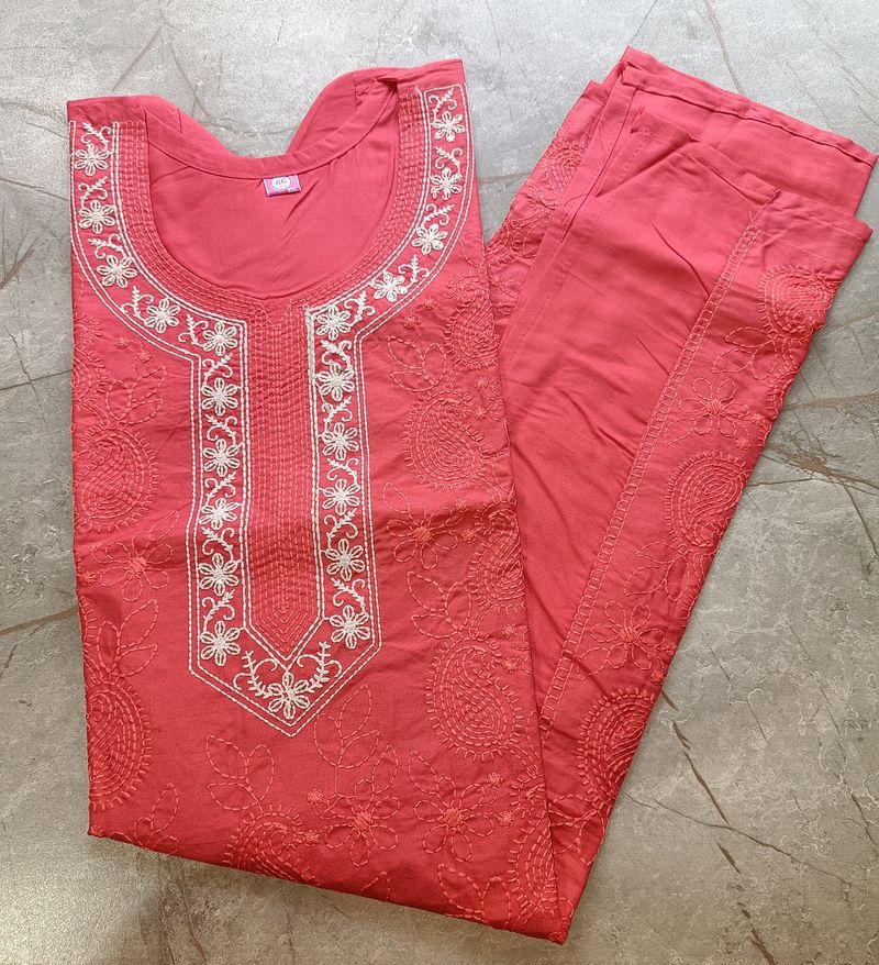 Daily Wear Embroidery Work Kurti