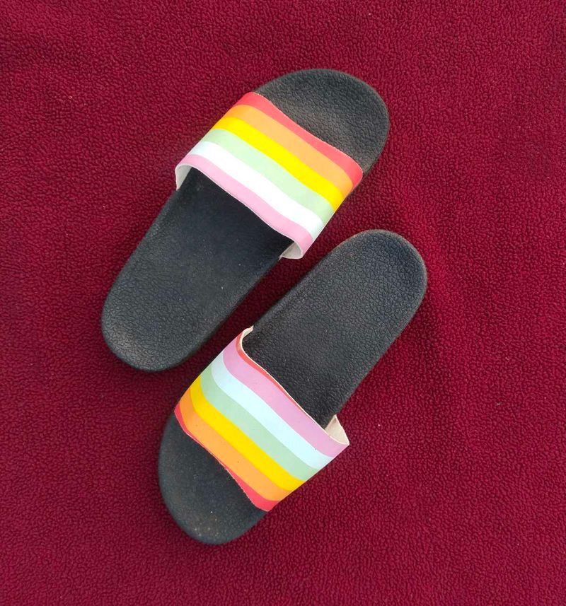 Multicolour Flip Flops 🌈