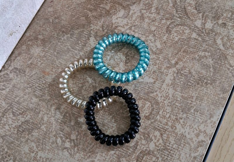 Stretchable Spring Bracelet/Hair Tie Band