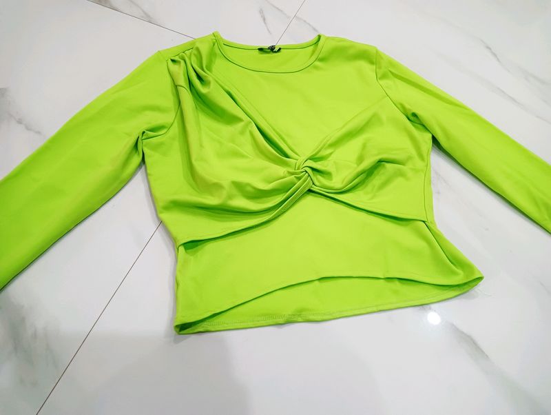 Tokyo Talkies Neon Green Top