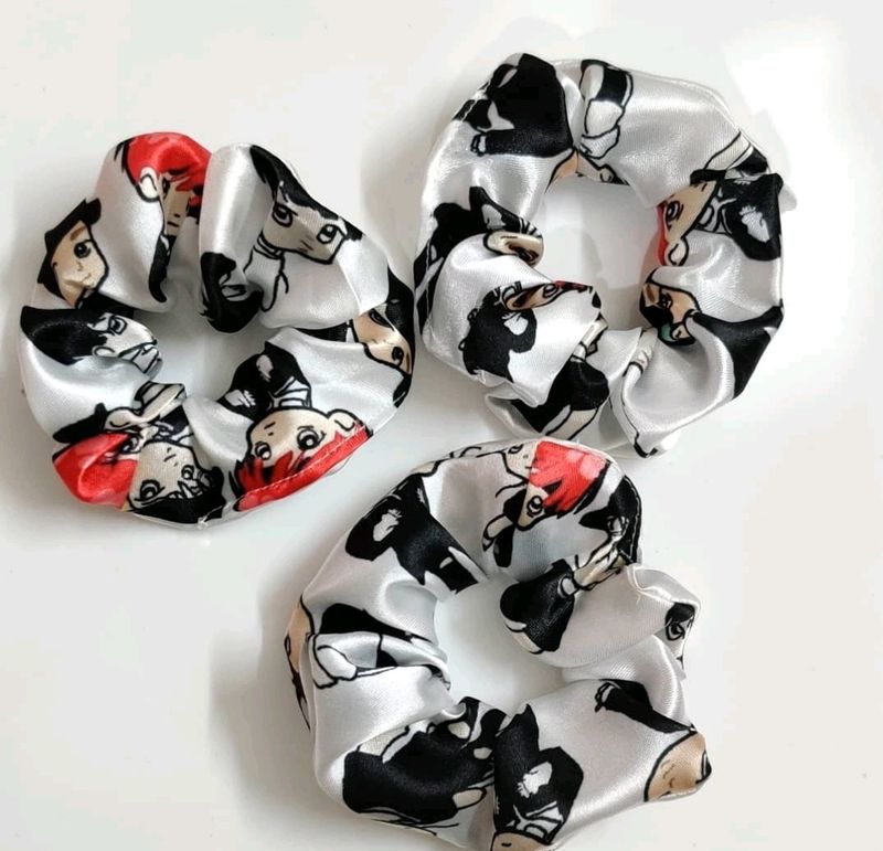 BTS and Kawaii Scrunchies 3PC