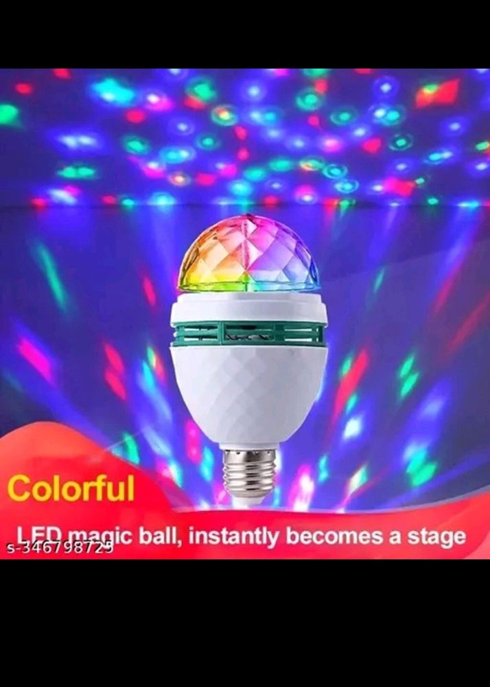 Rotateable  LED  Crystal Ball