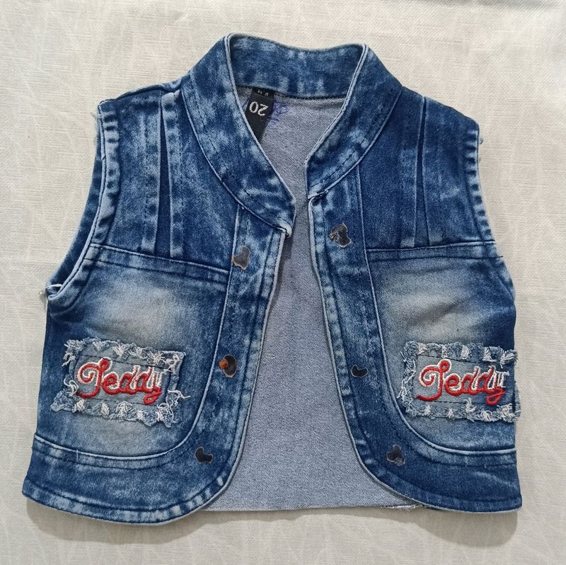 Baby Girl Wear Denim Jacket