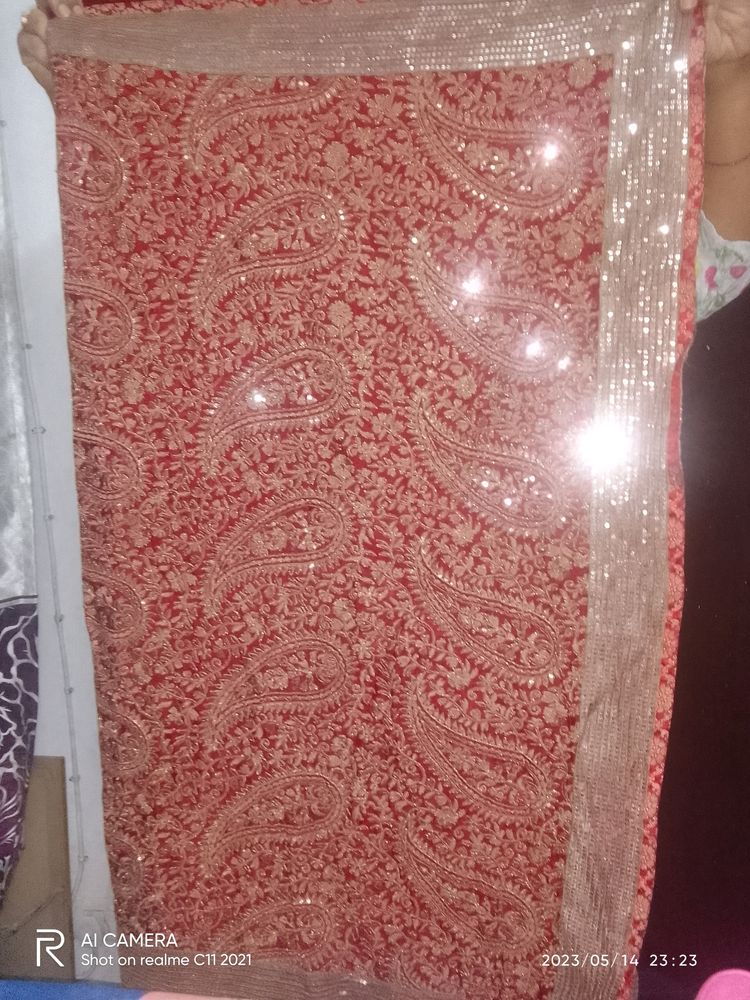 Red Saree