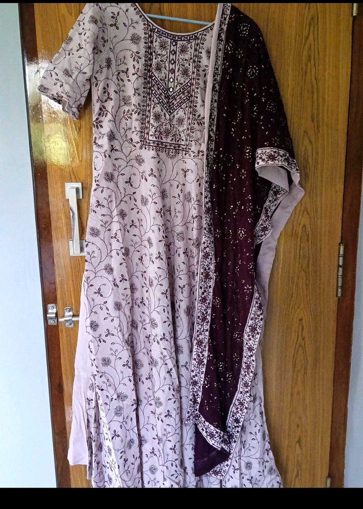 Beautiful dress  With Hevey Dupatta.