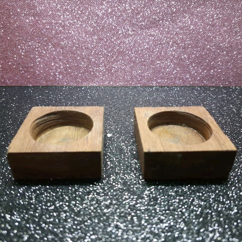 Wooden Tealight Holder