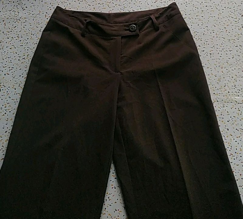 Brown Parallel Trousers