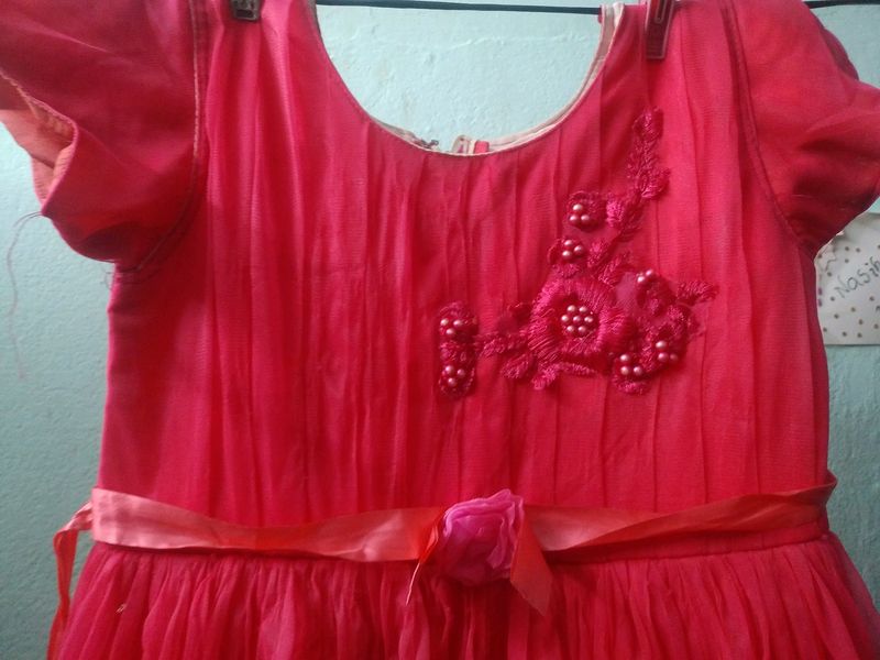 Rose Colour Frock