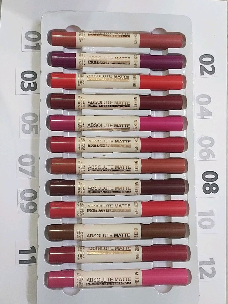 Ads Pro Matte Lipstick Non Transfer Lipistick