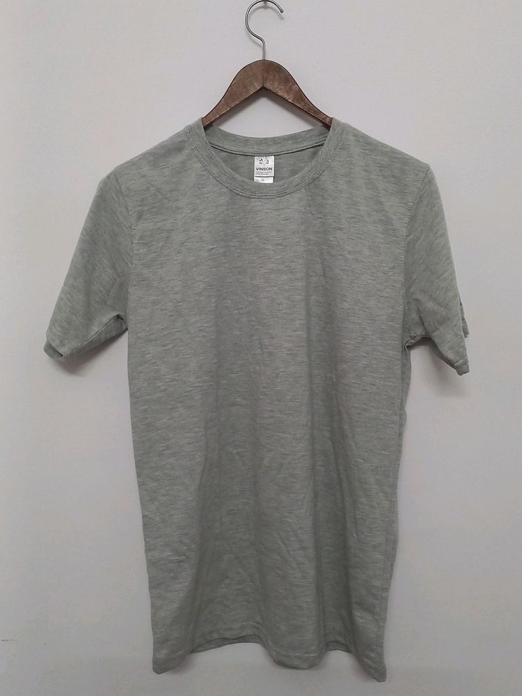 Grey/gray T-shirt | Unisex | Size: M - L